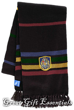 Harry Potter Hogwarts Scarf W/ Crest Gryffindor